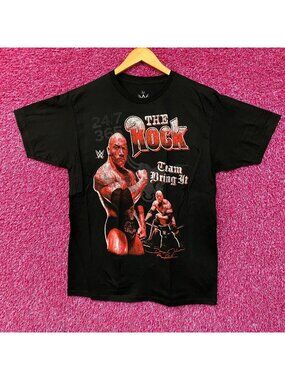WWE Dwayne The Rock Johnson Tram Bring It T-Shirt Large